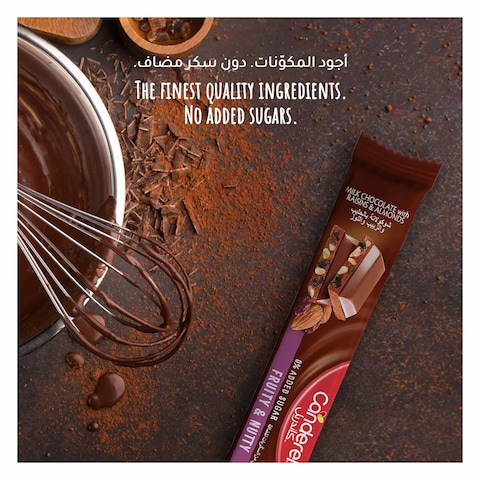 Canderel Fruit And Nutty Chocolate Bar 30g x Pack of 3