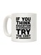 muGGyz World's Best Chihuahua Grandpa Printed Coffee Mug White/Black 11Ounce