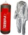 Fitness World Boxing Training Bag, Size 80 cm, With Sauna Suit, XL