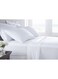 Hotel Linen Klub 4-Piece Deyarco Hotel Linen Klub Double Bed Sheet 350Tc 100% Long Staple Sateen Luxury Quality Cotton, White 230X280cm