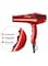 Sonashi 3-Piece Powerful 2000W Professional Hair Dryer With Nozzle Set SHD-3032 Black/Glossy Red