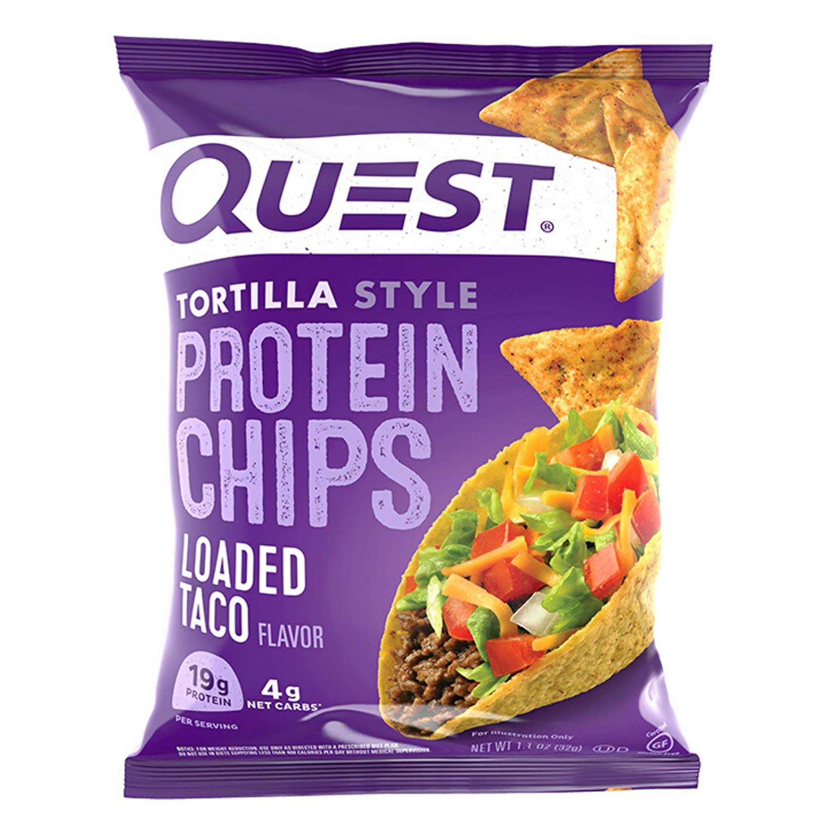 Quest Loaded Taco Tortilla Chips 32g