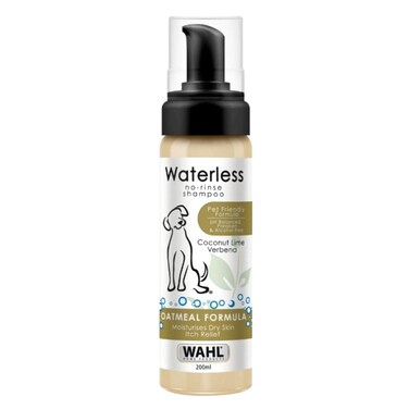 Wahl Waterless Oatmeal Formula Dog Shampoo 200ml