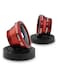 Generic - 3-In-1 Universal Clip Fisheye Macro Wide Angle Camera Lens Red