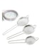 Generic 3-Piece Stainless Steel Strainer Silver