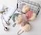 4-Packed Soft Shower Mesh Foaming Sponge Exfoliating Scrubber Bath Shower Sponge Mesh Bath and Shower Sponge For Body Wash Shower For Women And Men 4 Unique Colors