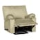 In House Velvet Rocking Recliner Chair - Dark Ivory - H1