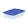 Cosmoplast Underbed Storage Box Clear And Blue 45L