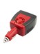 Generic - Car Power Inverter Adapter With USB Point Red/Black