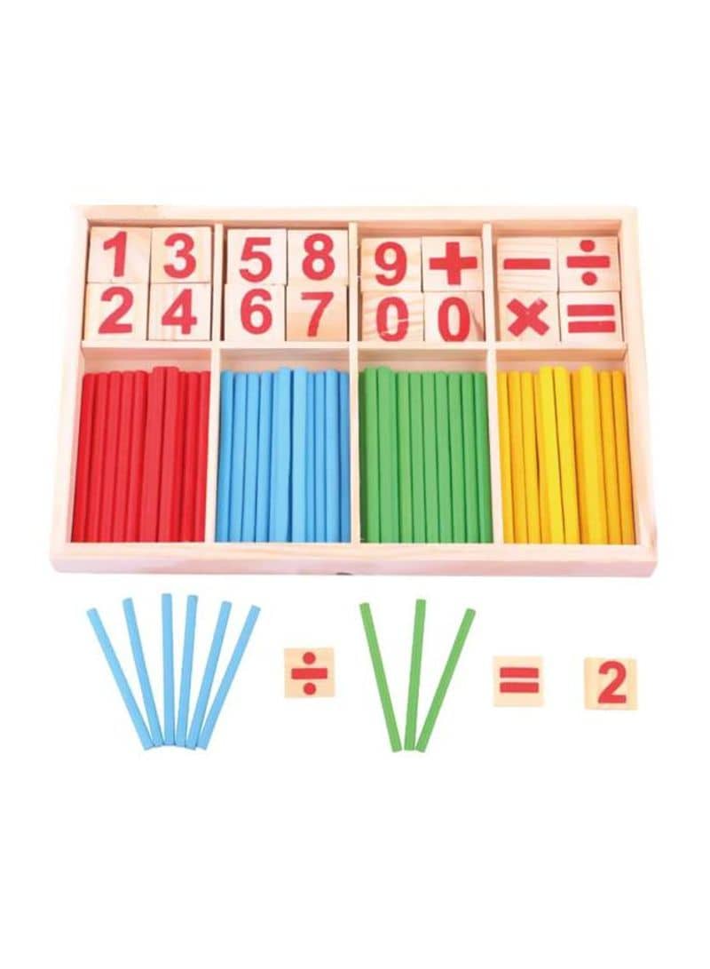 Buy Generic Wooden Mathematical Stick Counting Learning Toy Online ...