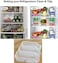 Coralblue Refrigerator and Kitchen Durable Storage or Fridge Organizer Multicolored Pack of 4