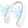Portable Neck Fans, Hands Free Bladeless Fan, Wearable Personal Fan, Neck Fan Rechargeable, USB Powered Desk Fan, 3 Speeds-White