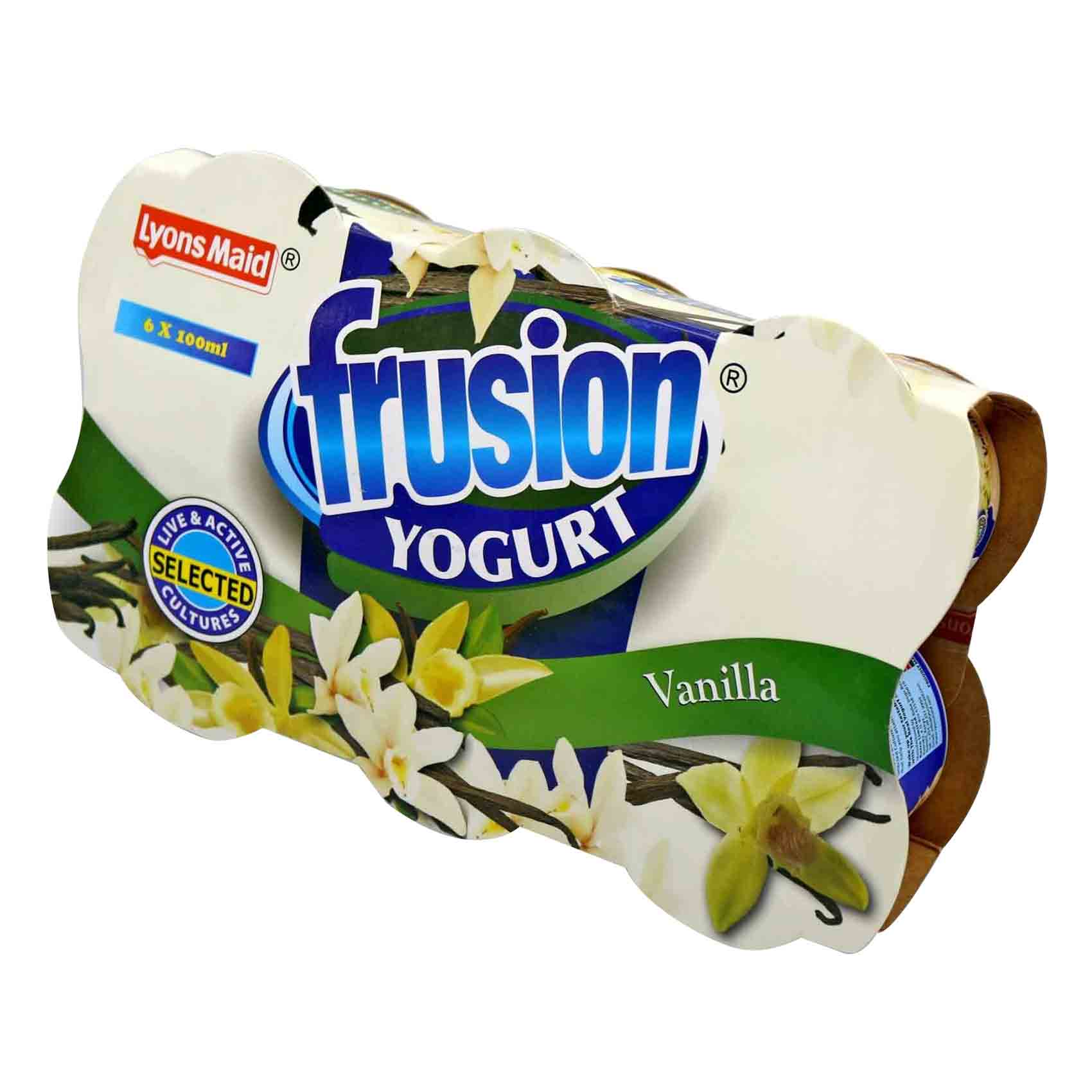 Lyons Maid Frusion Vanilla Yogurt 100ml x Pack of 6