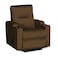 In House Velvet Rocking &amp; Rotating Cinematic Recliner Chair With Cups Holder - Brown - AB08