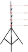 Coopic 2Pcs L240 Aluminum Alloy Photo Studio Light Stand 7.9Ft/94.4 Inch/240cm/2.4m With 1/4" Screw For Studio Kits, Video Light, Softbox, Reflectors, Umbrella.