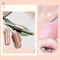 Mei Lifestyle Double Head Liquid Eyeshadow and Eye Concealer - Shiny, Glitter, Pearlescent, Long-Lasting Eye Makeup, Pink