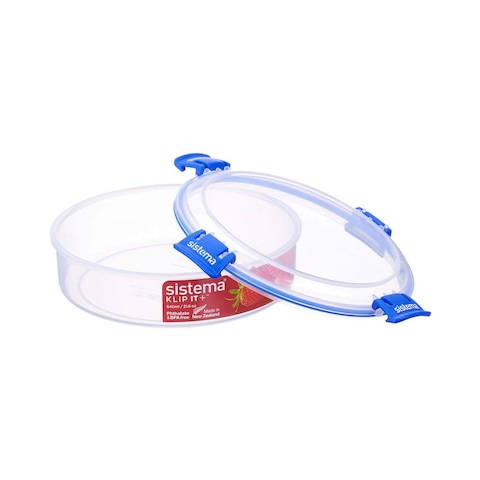 Sistema Round Food Container - 640ml - Clear