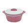 SELVEL DIAMOND CASSEROLE 1500 ML PINK