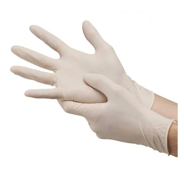 Latex Powdered Gloves 100Pc