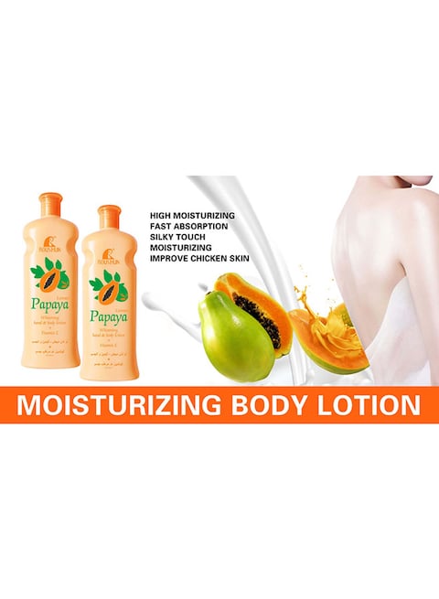 Generic Papaya Hand And Body Whitening Lotion Orange 600ml