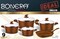 BONERA GRANITE COOKWARE SET 9PCS