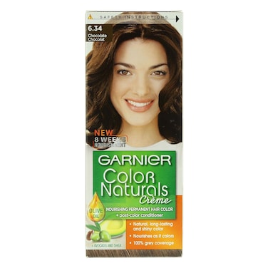 Garnier Colour Naturals Creme Nourishing Permanent Hair Colour 6.34 Chocolate 110ml