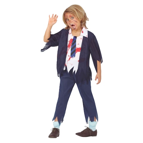 Chamdol Student Zombie Cosplay Costume Blue