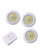 Generic 3 Cob Wall Lamp With Remote Control Yellow/White 28 X 28 X 3cm