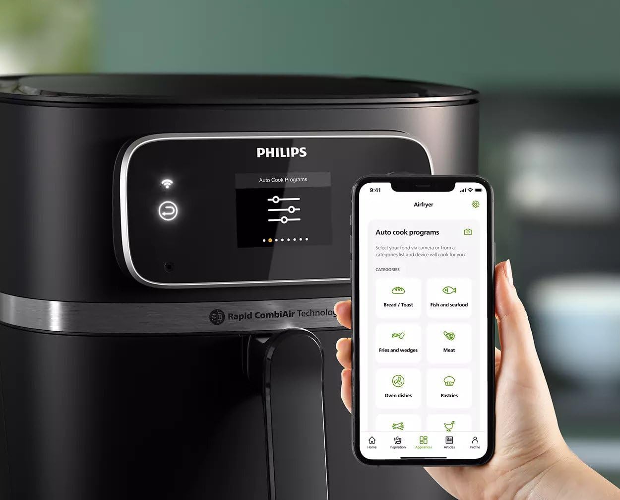 Philips 7000 Series Airfryer Combi XXL Connected, HD9880/90