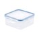 Lock &amp;amp; Lock Classics Square Food Container With Lid Clear 600ml