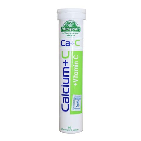 Megavit Calcium+C Eff 20 Tabs