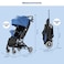 Teknum Travel Cabin Stroller with Coffee Cup Holder - Blue