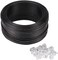 Telephone Cord 4 core roll rj11 flat telephone cable 70m/ 240Feet Flat Landline Phone Line Wire with 30pcs RJ11 6P4C Plug, for Any Phone, Modem, Fax Machine (BLACK)