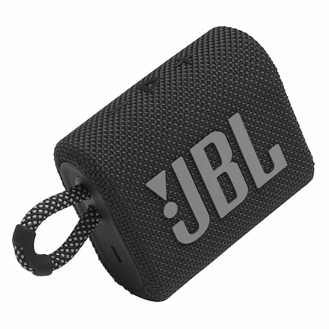 JBL Go 3 Bluetooth Portable Speaker - Black