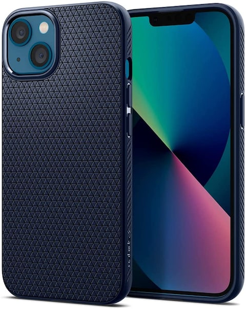 Spigen Liquid Air case cover for iPhone 13 - Navy Blue