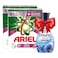 Ariel Plus Detergent Powder Touch Of Downy Freshness 2.5kg Pack of 2 And Downy All In One Fabric Softener Valley Dew 880ml
