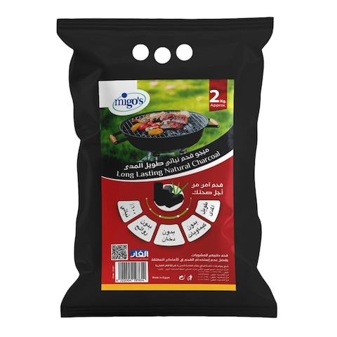 Migos Long Term Natural Charcoal - 2kg
