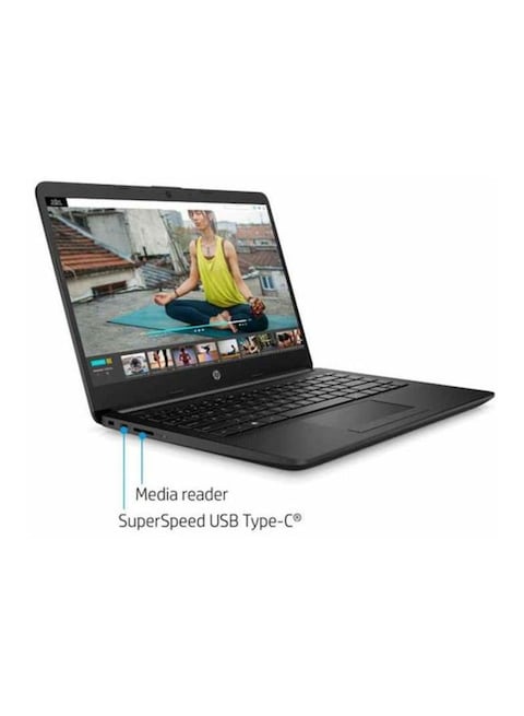 HP 14-DK1003 Laptop With 14-Inch Display, Athlon Silver Processor/4GB RAM/128GB SSD/Integrated Graphics Black