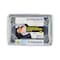 Hotpack Black Sushi Container 165x114x20mm Base with Lid, 5 Pieces