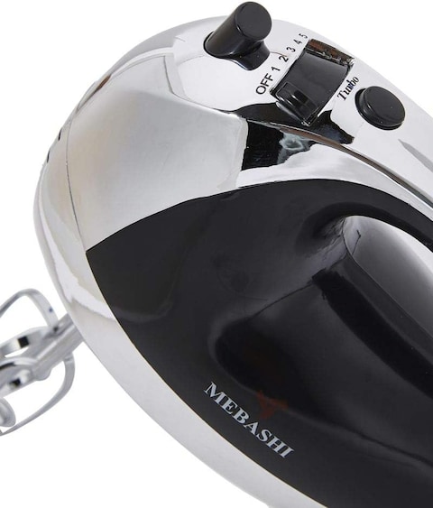 Mebashi Hand Mixer 250W, Me-Hm8003, Black/Silver