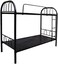 GDF GALAXY DESIGN FURNITURE Bunk Bed Steel (90 x 190) CM with Two Medical Mattresses (10 cm Thickness Each) by, Black, GDF-BB113.No Installation included No Warranty.