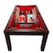 Simbashoppingmea - 7 Ft Pool Table Billiards And Dining Table Full Accessories &ndash; Vulcan Red