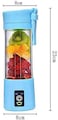 Generic Mini USB Rechargeable Portable Electric Fruit Juicer Blender, 380ml