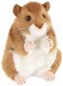 Bearington Collection Cheeks Plush Hamster Stuffed Animal, 6 Inch