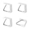 Metaltex Table Cloth Clips - 4 Counts - White