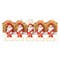 Lindt Santa Milk Mini 10GRx5