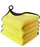 3 Pcs Car Care Towel, Soft Microfiber Cleaning Cloth for Polish The Exterior of Cars, Reusable Car Cleaning Accessories