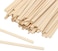 Party Time 50-Pieces Disposable Wooden Coffee Stirrer Blender Tea Drink Milkshake Stirrer - Eco Friendly Biodegradable Compostable - Party Supplies