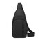 Poso Waterproof, Sling Shoulder Strap Bag With USB Port - Black
