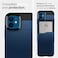 Spigen Slim Armor CS designed for iPhone 12 Mini case/cover with credit card slot - Navy Blue